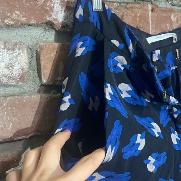 Diane Von Furstenberg Trousers in Night Clouds - Picture 5 of 9